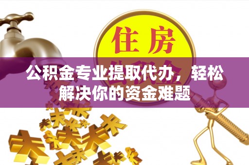 鄂城公积金专业提取代办，轻松解决你的资金难题