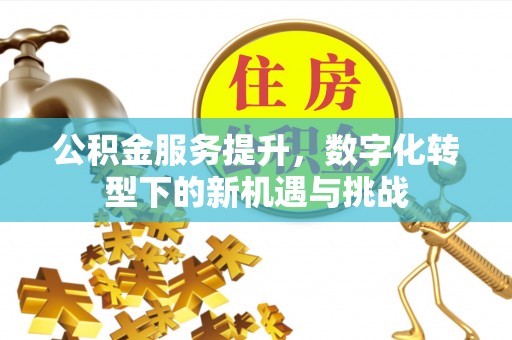 鄂城公积金服务提升，数字化转型下的新机遇与挑战
