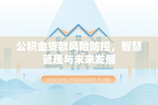 鄂城公积金贷款风险防控，智慧管理与未来发展