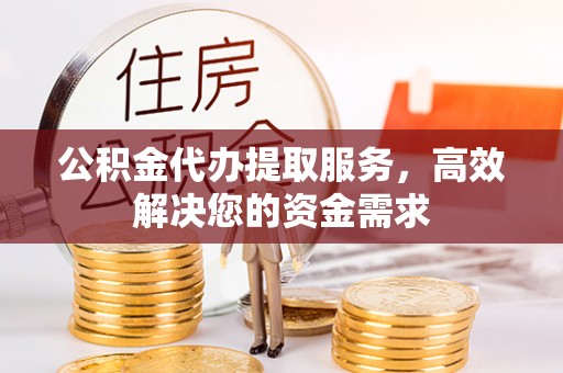 鄂城公积金代办提取服务，高效解决您的资金需求