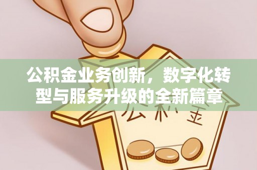 鄂城公积金业务创新，数字化转型与服务升级的全新篇章